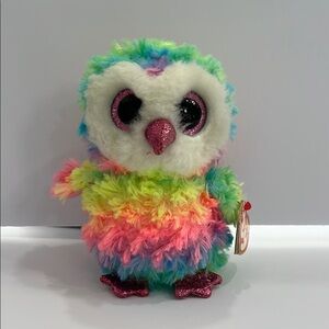 Colorful Plush Owl Toy